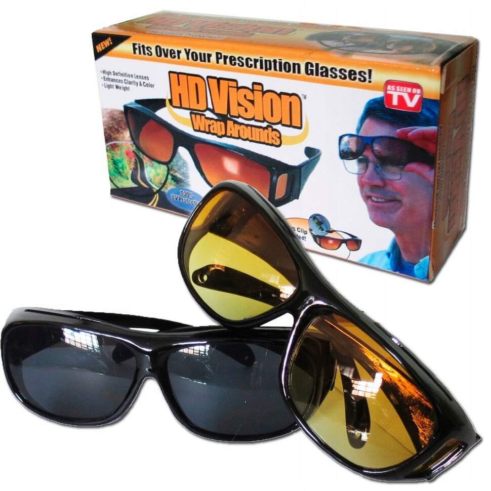 Антибликовые очки HD Vision Wrap Around для водителей